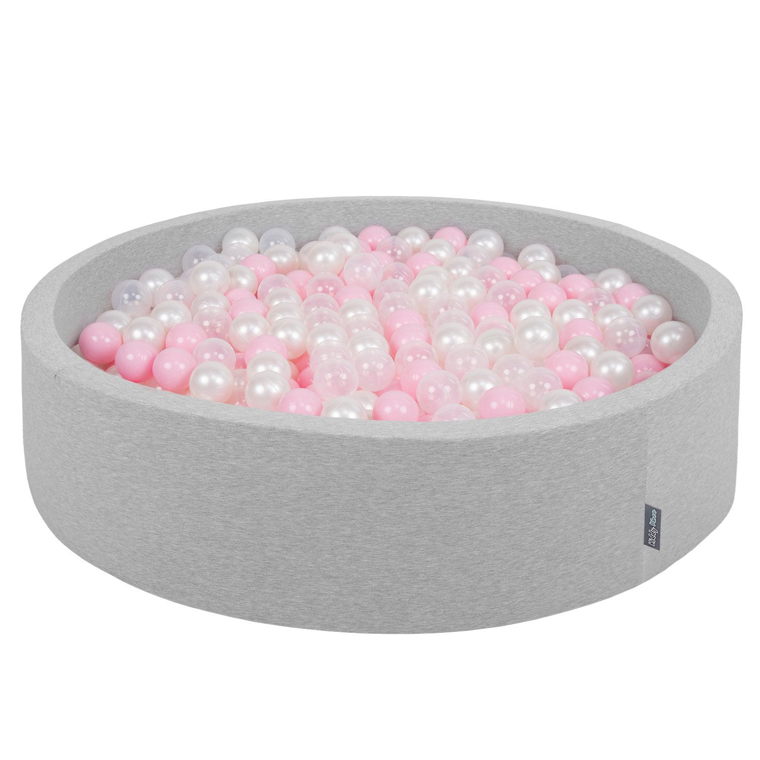 KiddyMoon Bällebad 120-OK30D, (Bällepool mit bunten Bällen, 200-tlg., Bällepool XXL), Made in Europe