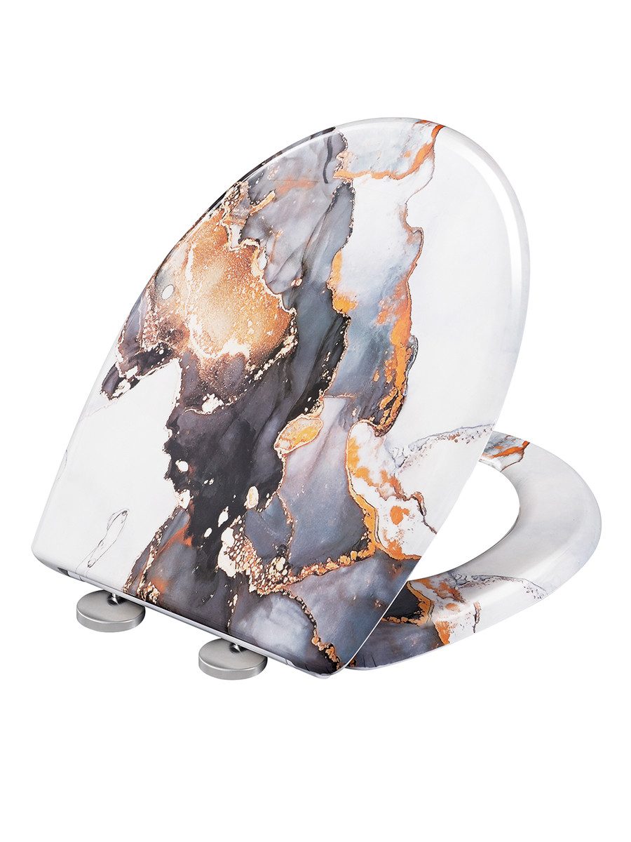 Woltu WC-Sitz (1-St), Toilettendeckel mit Absenkautomatik, 175 kg belastbar günstig online kaufen