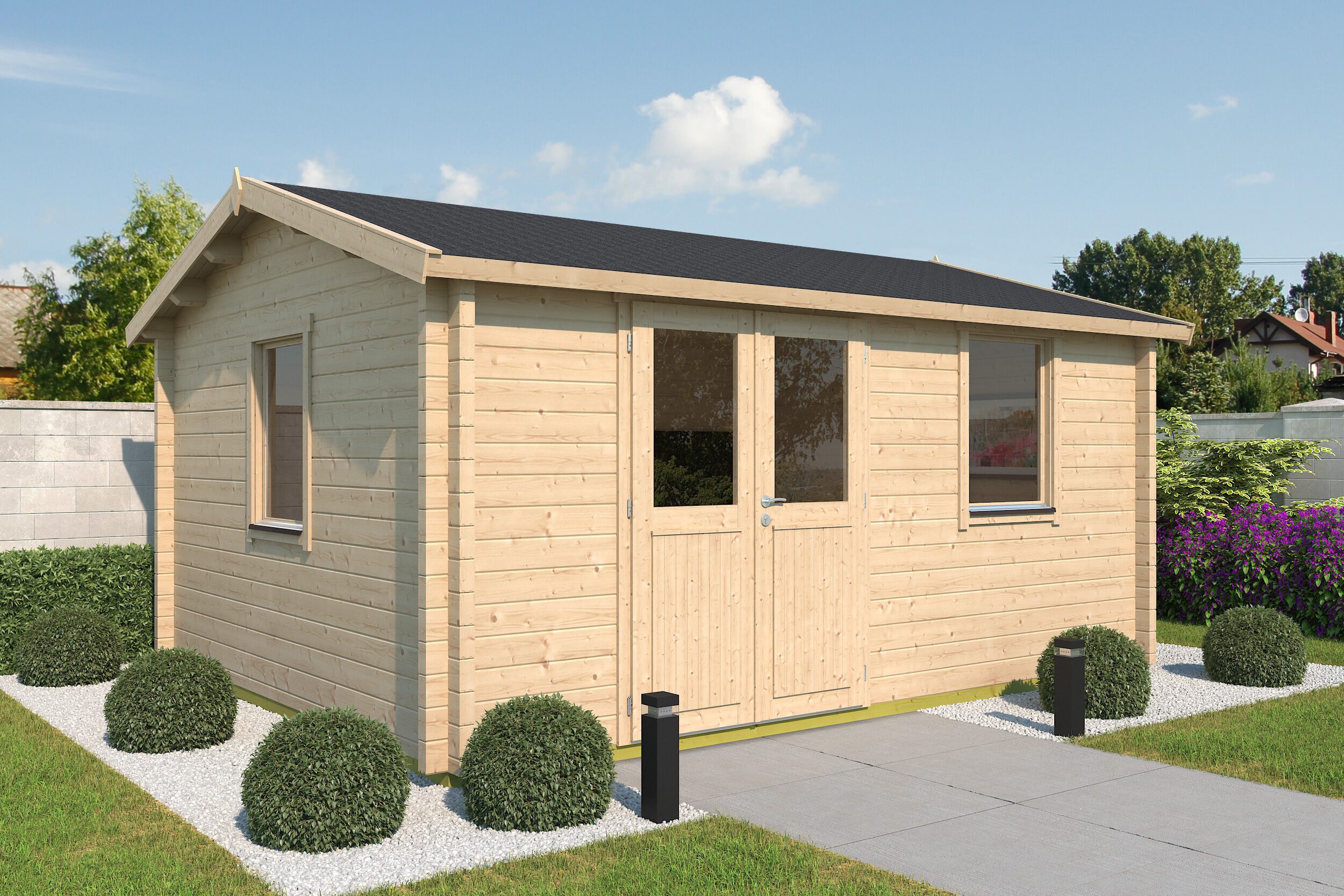 Fjordholz Gartenhaus Narvic 70 F