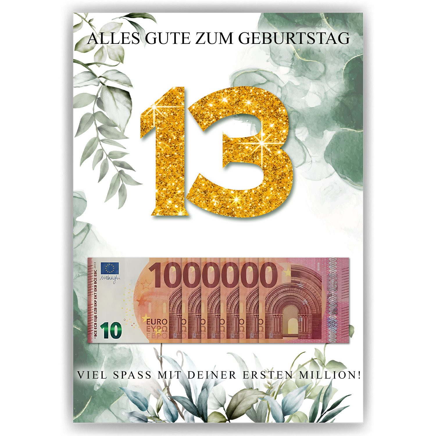 Tigerlino Poster Geldgeschenk Geburtstag Männer Frauen günstig online kaufen