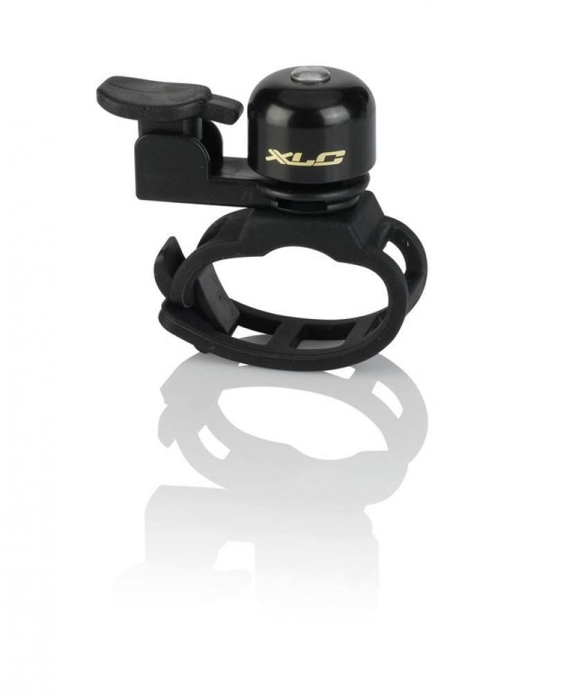 Fahrradklingel XLC Miniklingel DD-M18 schwarz Ø21mm universal Befestigung
