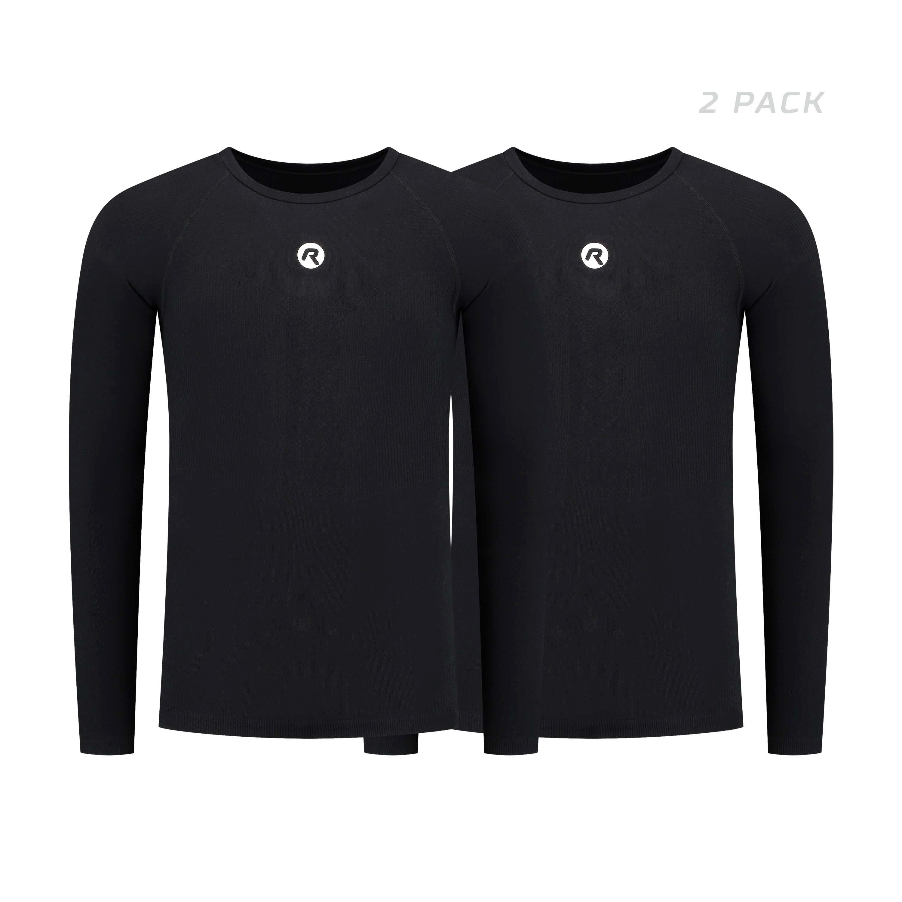Rogelli Funktionsunterhemd Langarm-Unterhemd 2er-Pack Damen und Herren Cor