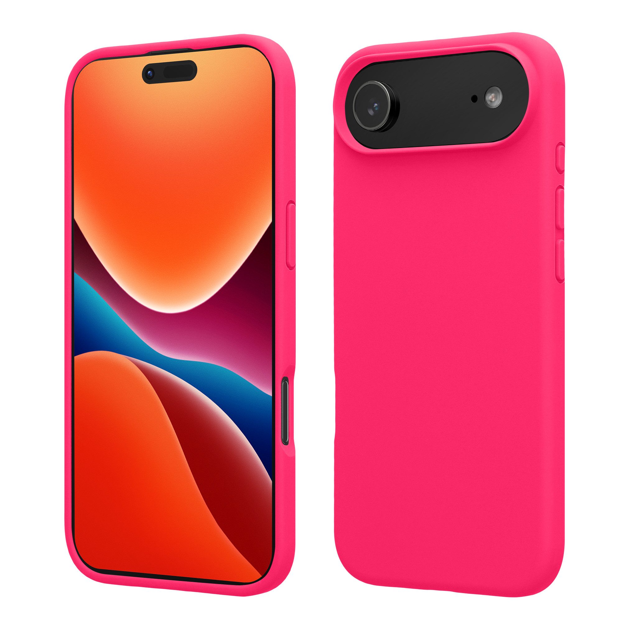 kwmobile Smartphone-Hülle Hülle für Apple iPhone Air, Hülle Silikon gummiert - Handyhülle - Handy Case Cover
