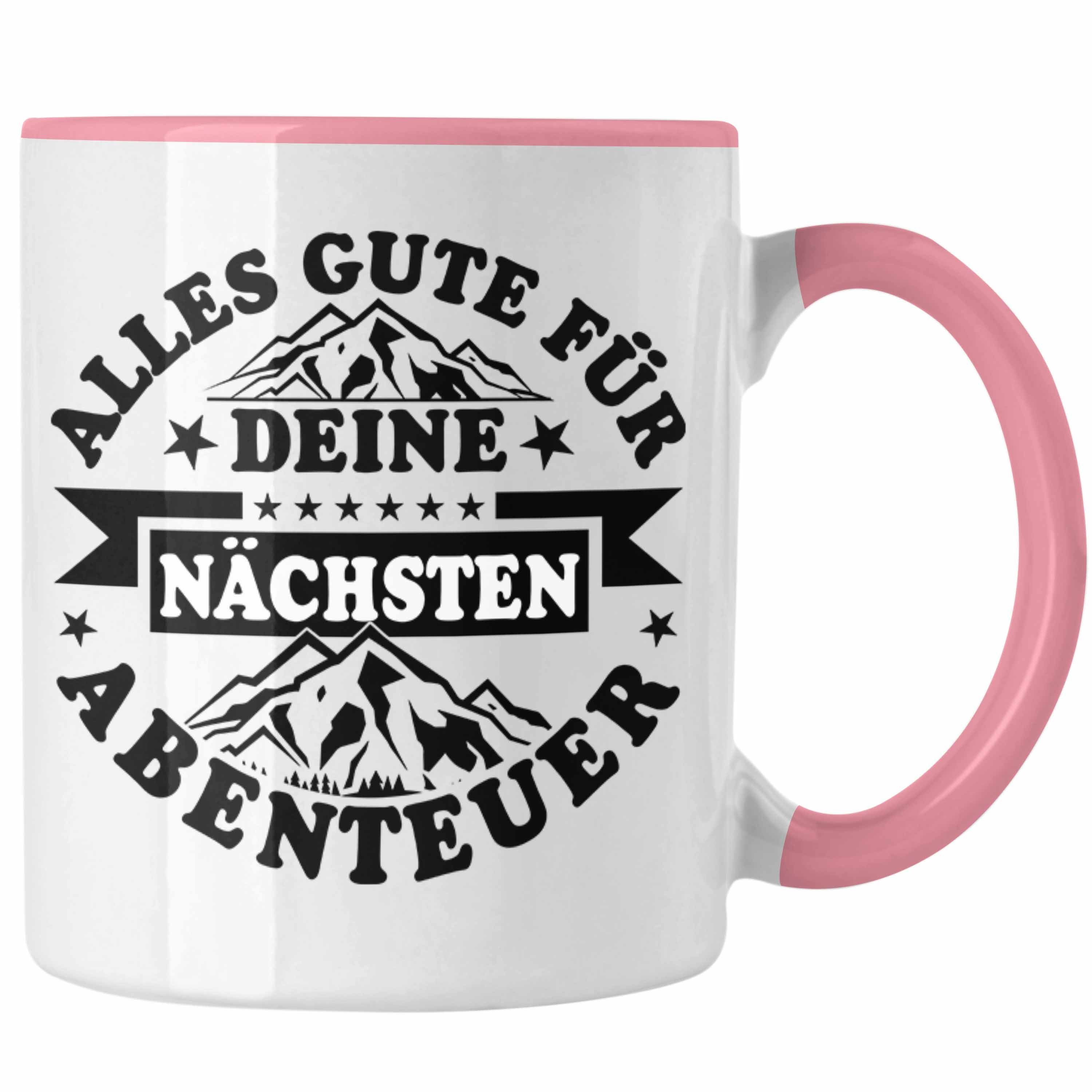 Trendation Tasse Abschied Tasse Geschenk Abschied Jobwechsel Abschiedsgeschenk Kollegin Rosa