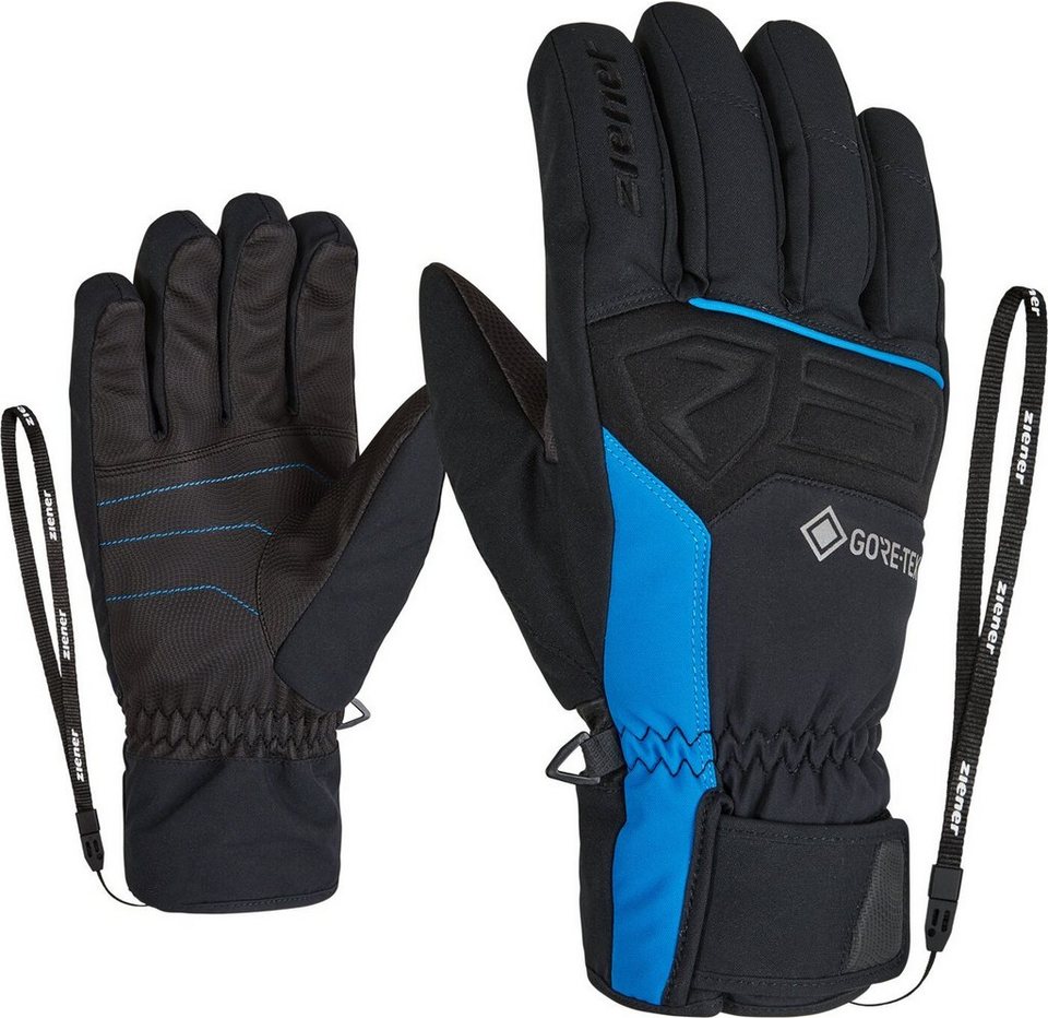 Ziener Skihandschuhe GREGGSON GTX glove ski alpine 12798 black.persian blue