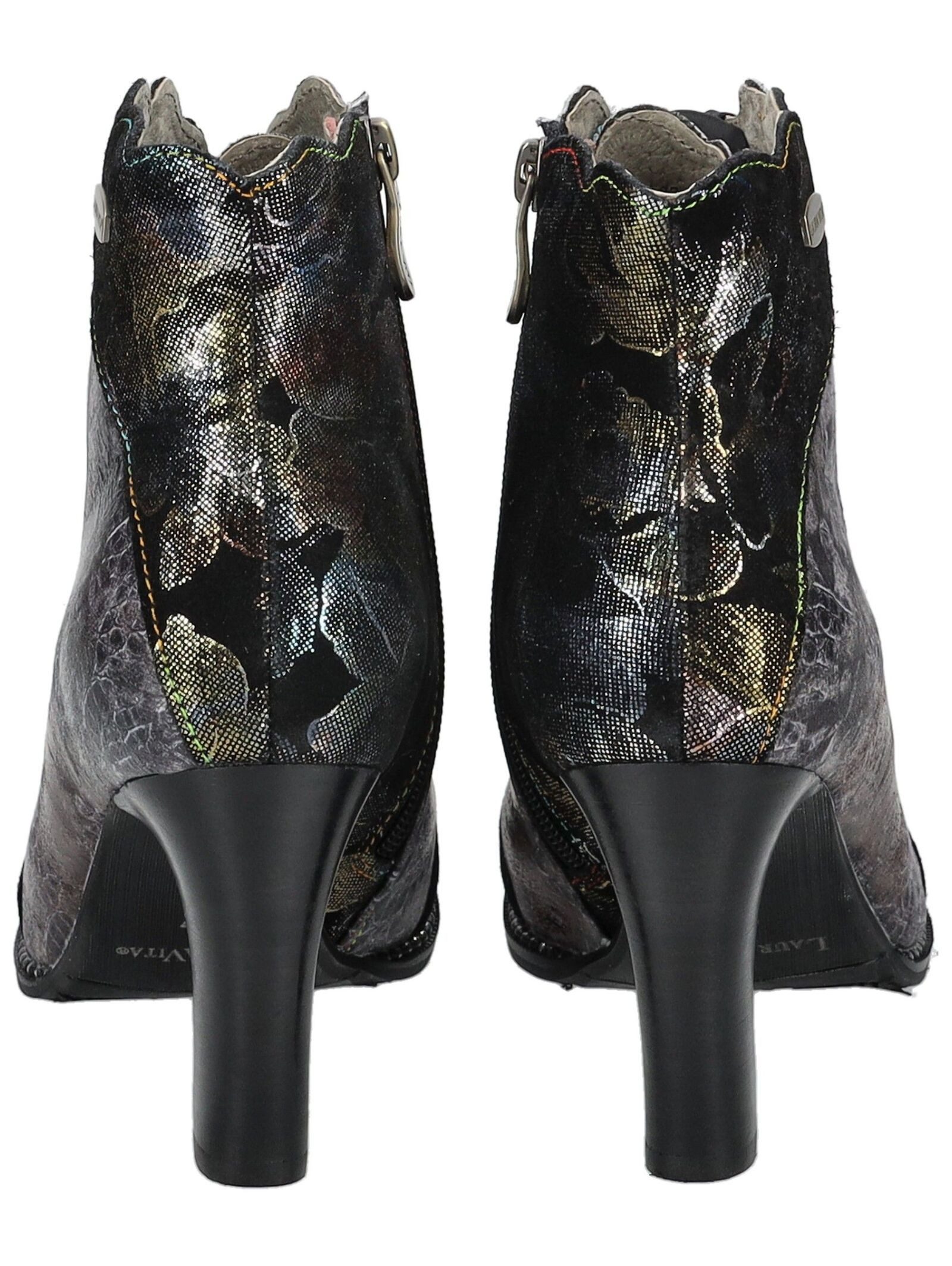 LAURA VITA LAURA VITA Stiefelette Leder/Textil High-Heel-Stiefelette