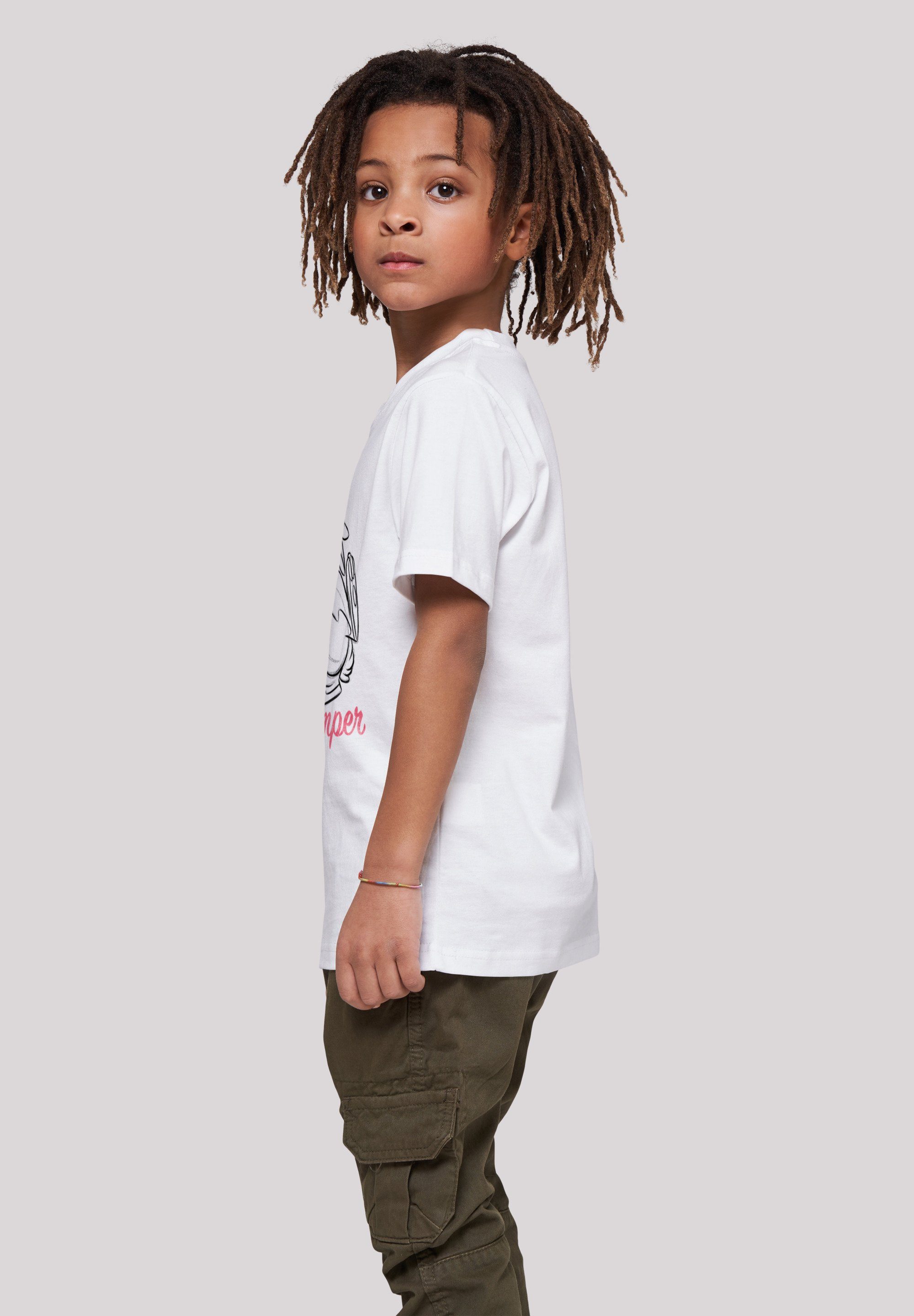 T-Shirt Klopfer Merch,Jungen,Mädchen,Bedruckt Kinder,Premium Line Zeichnung Bambi Disney Unisex F4NT4STIC