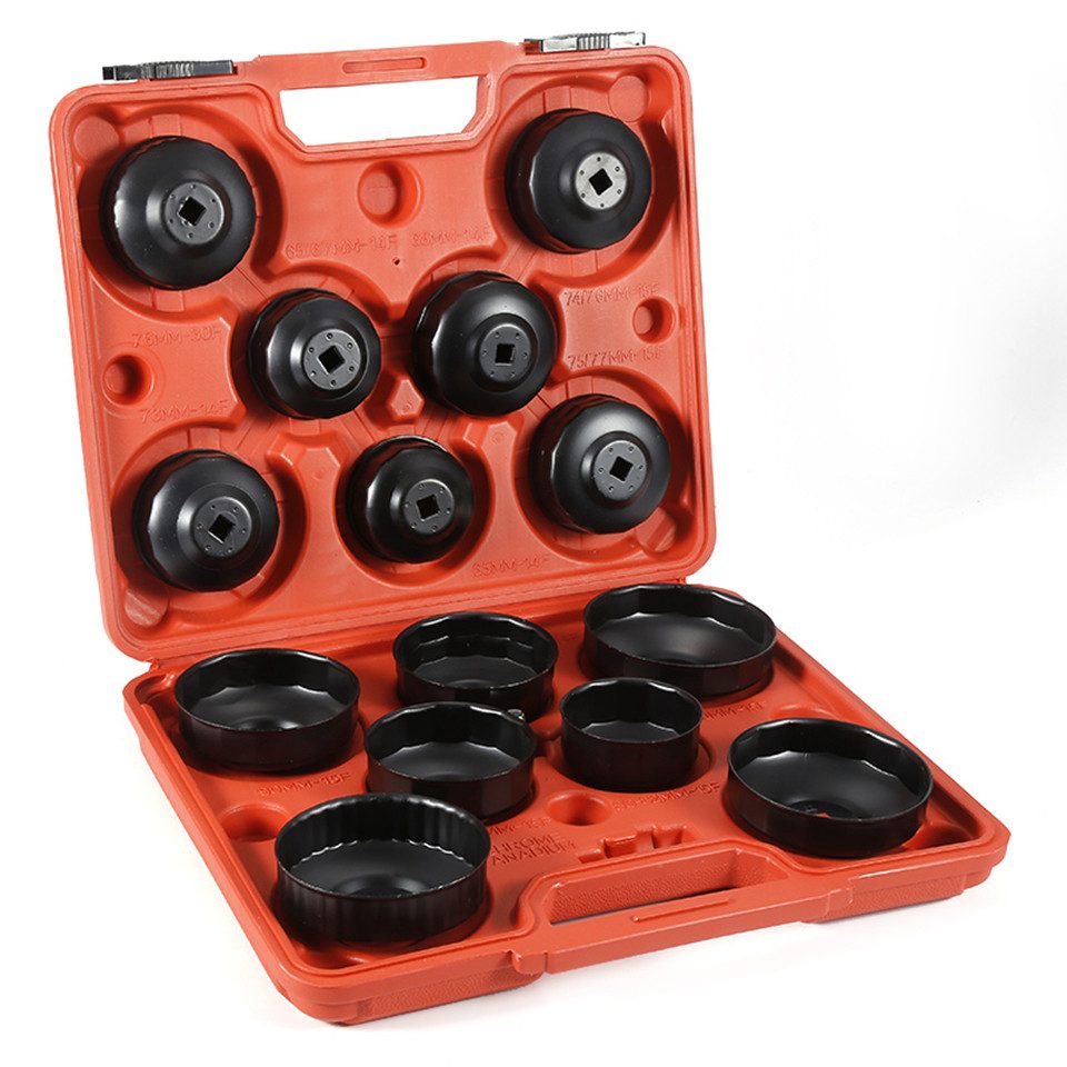 JEOBEST Werkzeugset Auto Ölfilterschlüssel-Set, 15 tlg., Profi-Werkzeug zum günstig online kaufen