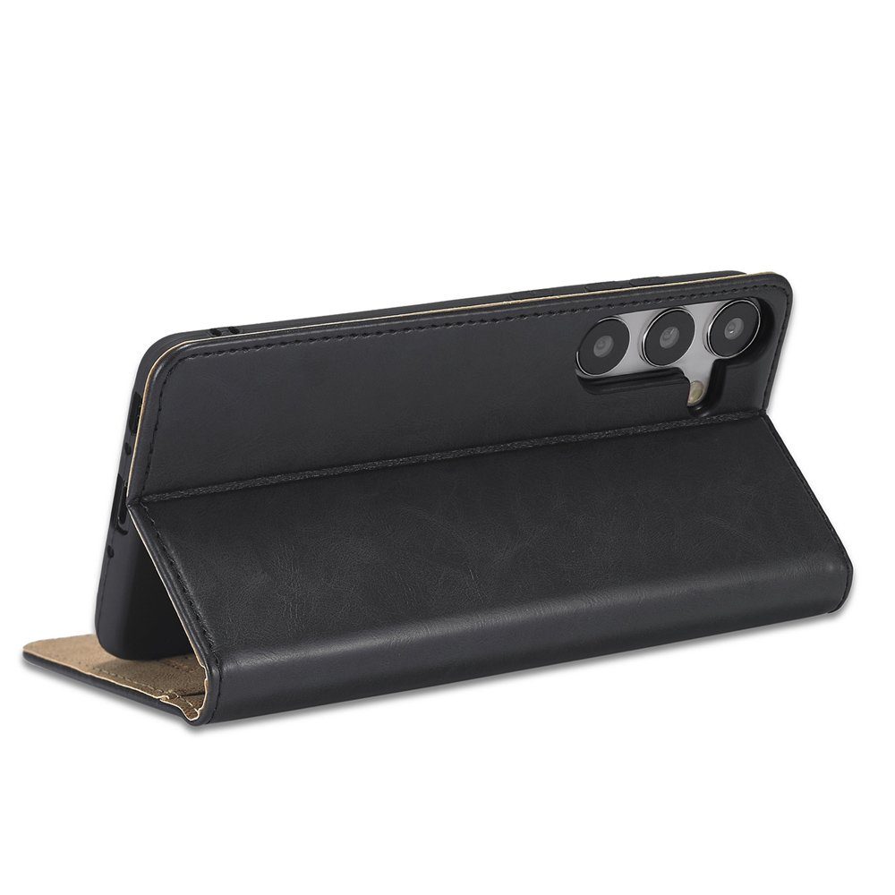 FITSU Handyhülle Handytasche für Samsung Galaxy S26 Hülle Schwarz 6,3 Zoll, Flipcase für Samsung S26, Schutzhülle mit Kartenfach, Cover – Bild 4 von 5