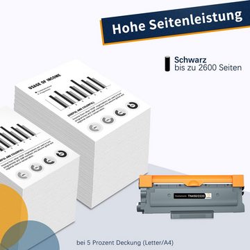 ColorKing Tonerpatrone 3x Toner für Brother TN-2010 TN2010 TN 2220 TN2220, (HL-2130 2132 2135W 2210 2220 FAX-2840 2890 2940), DCP-7055 DCP-7057 DCP-7060D DCP-7065DN