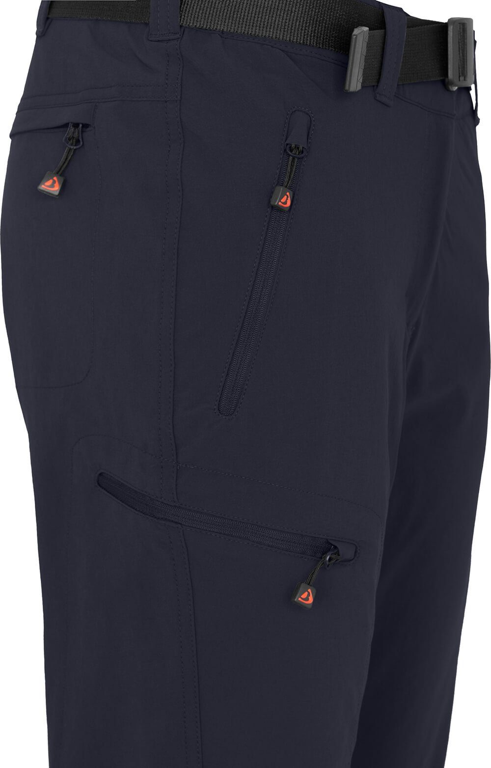 Bergson Outdoorhose TERRA (slim) Damen Winter-Wanderhose, warm gefüttert, elastisch, Normalgrößen, Nac