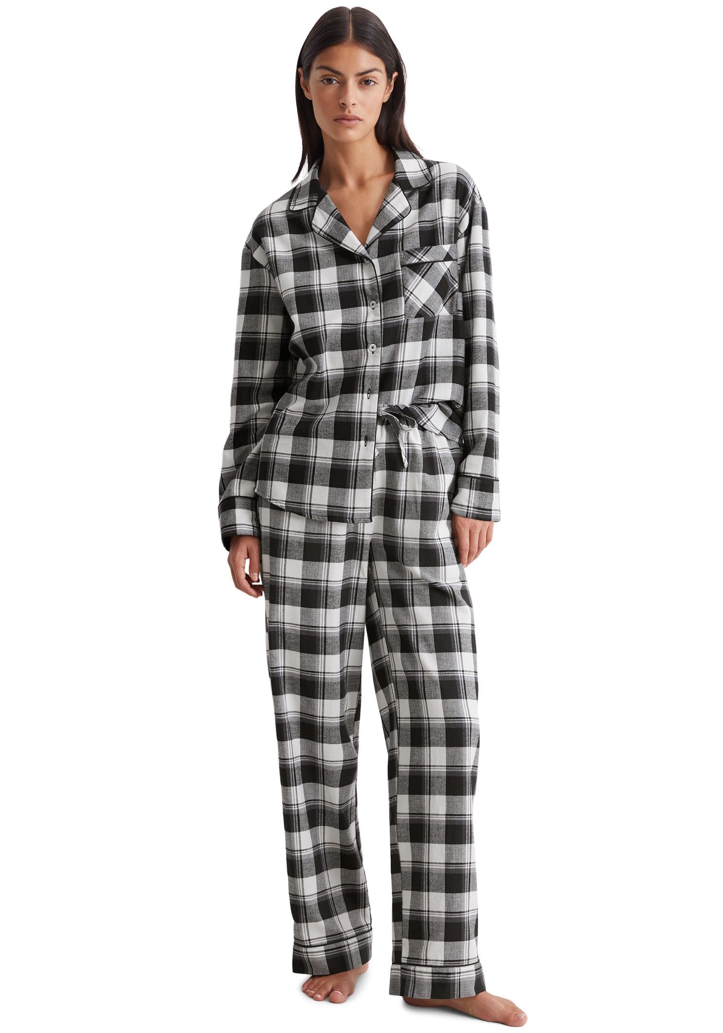 Marc O'Polo Pyjamahose Homey Flanne mit günstig online kaufen