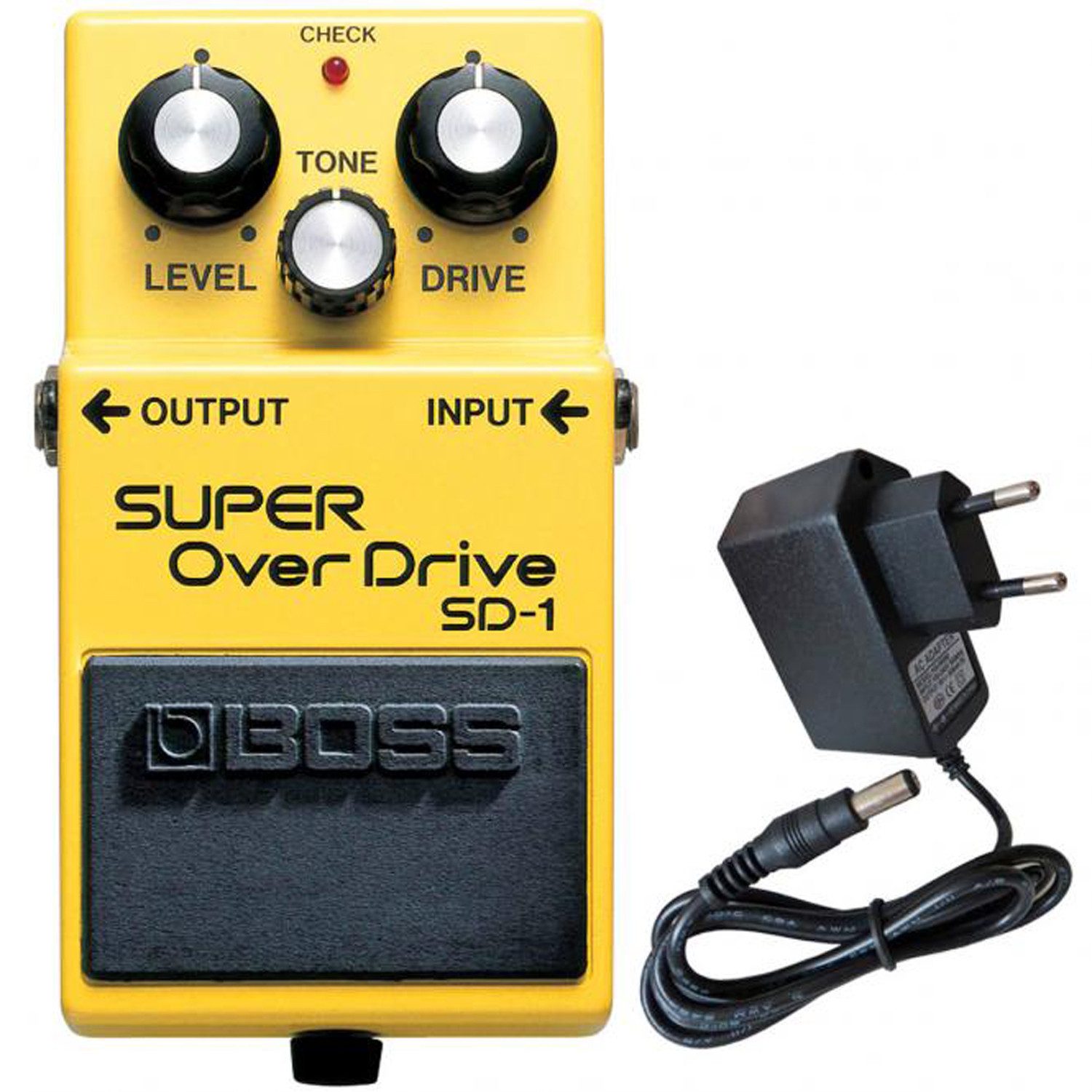 Boss by Roland E-Gitarre Boss SD-1 Super Overdrive Pedal mit Netzteil