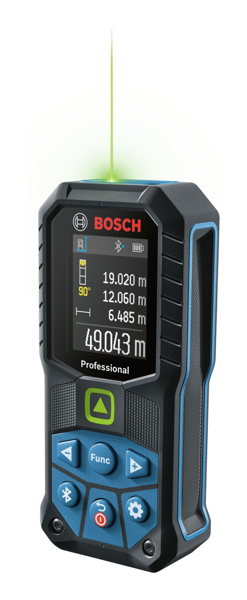 BOSCH Entfernungsmesser GLM 50-27 CG, Laser mit Schutztasche & 2 x 1,5 V LR6-Batterie (AA)
