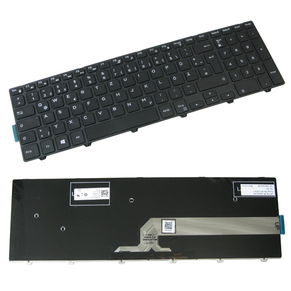 Trade-Shop Ersatz passend für Dell Inspiron 15 5548 5558 5559, 17 5000 5748 5749 Tastatur (Tastenbelegung: Deutsch, QWERTZ / Farbe: Schwarz)