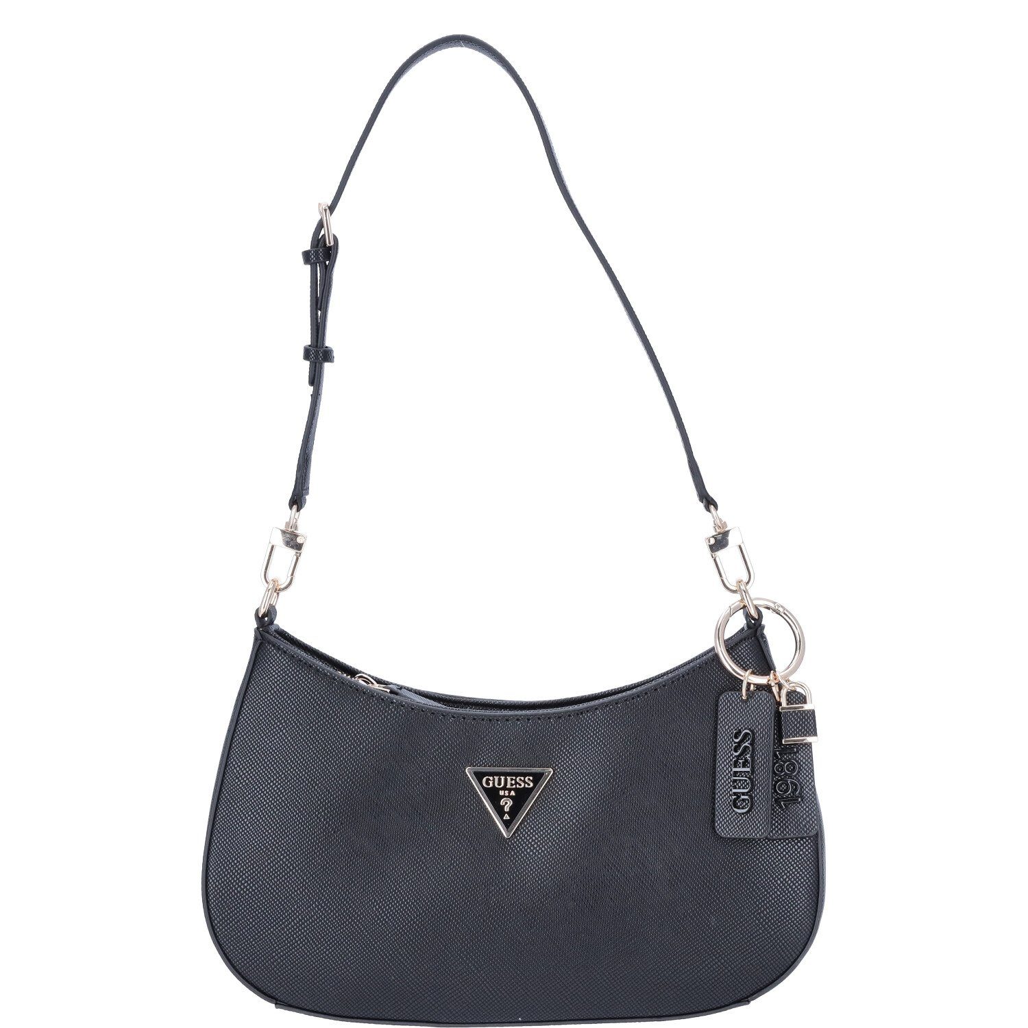 Guess Umhängetasche GUESS Damen Schultertasche Noelle Black (1-tlg)