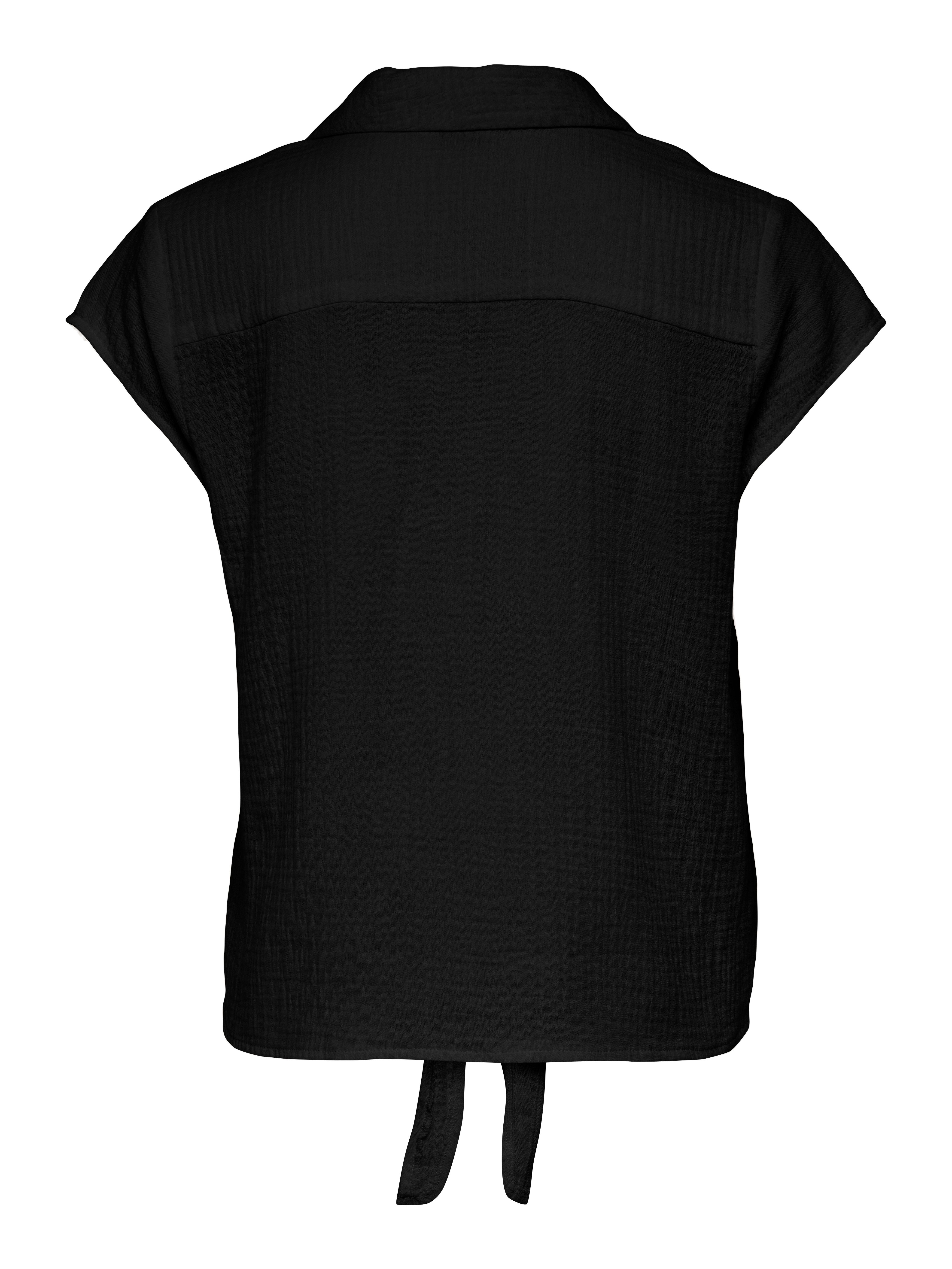 ONLY Kurzarmbluse ONLTHYRA LIFE CAPSLEEVE SHIRT WVN Baumwolle, regular fit