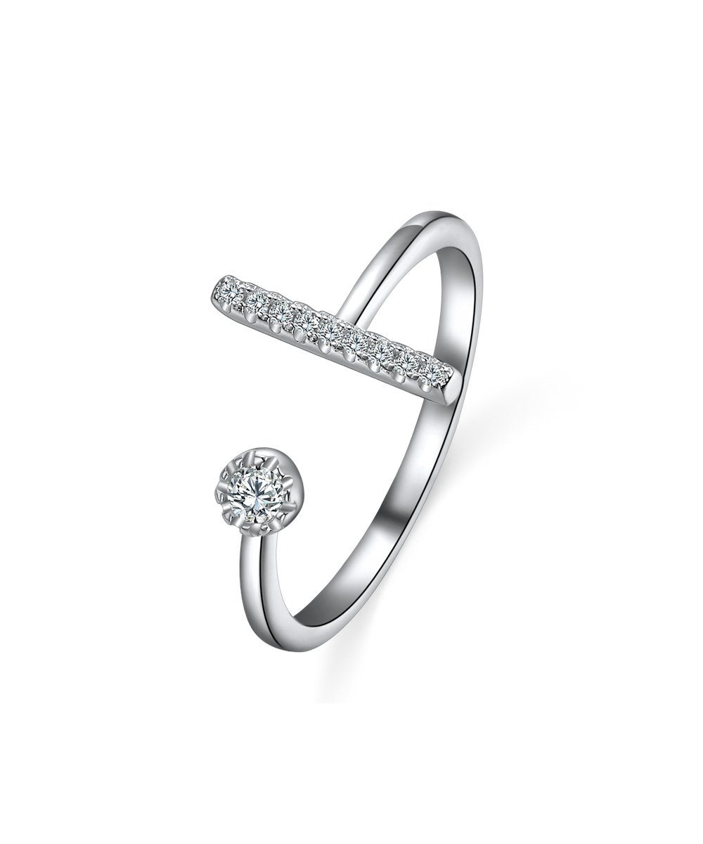 DANIEL CLIFFORD Silberring 'Kate' Damen Ring Silber 925 größenverstellbar Z günstig online kaufen