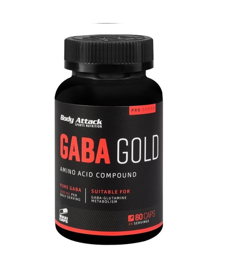 Body Attack Gaba Gold 80 Kapsel Kapseln, 150 g, Kapseln