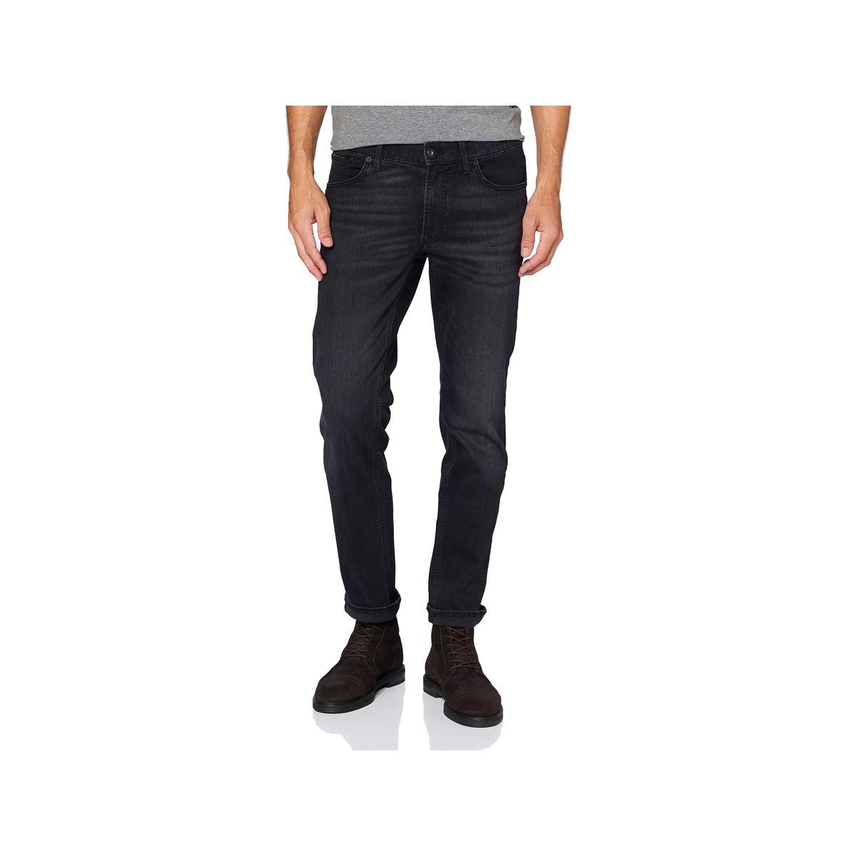 Brax Straight-Jeans uni regular (1-tlg) black