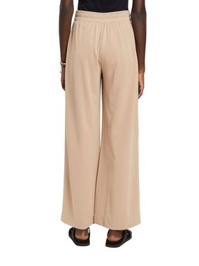 Esprit Stoffhose Gewebte Hose mit weitem Bein