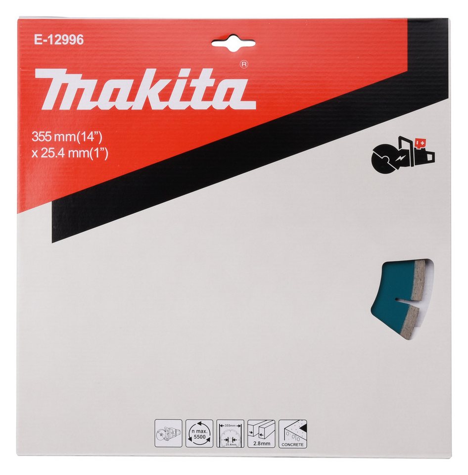 Thumbnail - Makita Werkzeug GmbH Diamanttrennscheibe Makita Diamanttrennscheibe 355mm E-12996