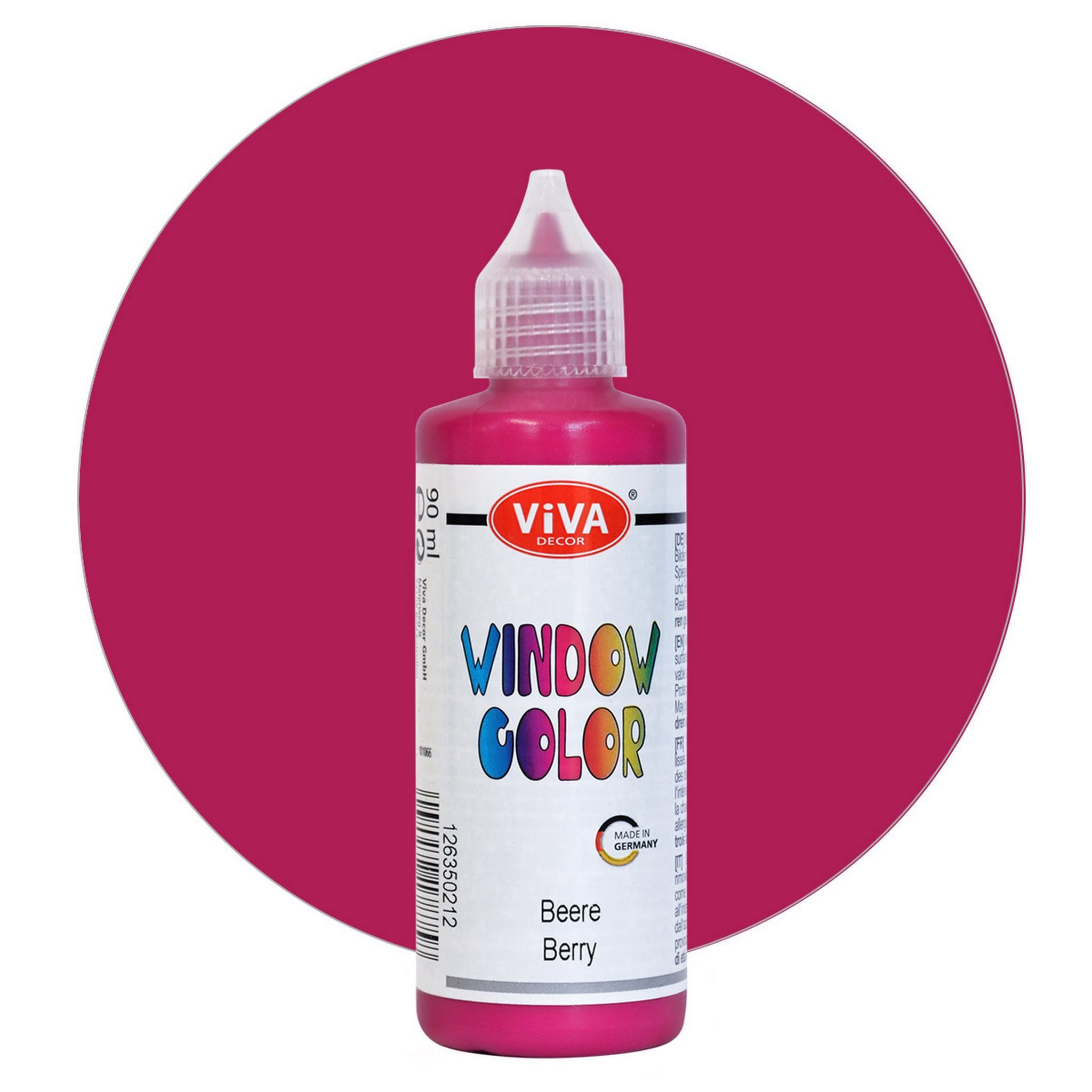 Viva Decor Fensterbild ViVA DECOR Window Color 80ml, Beere