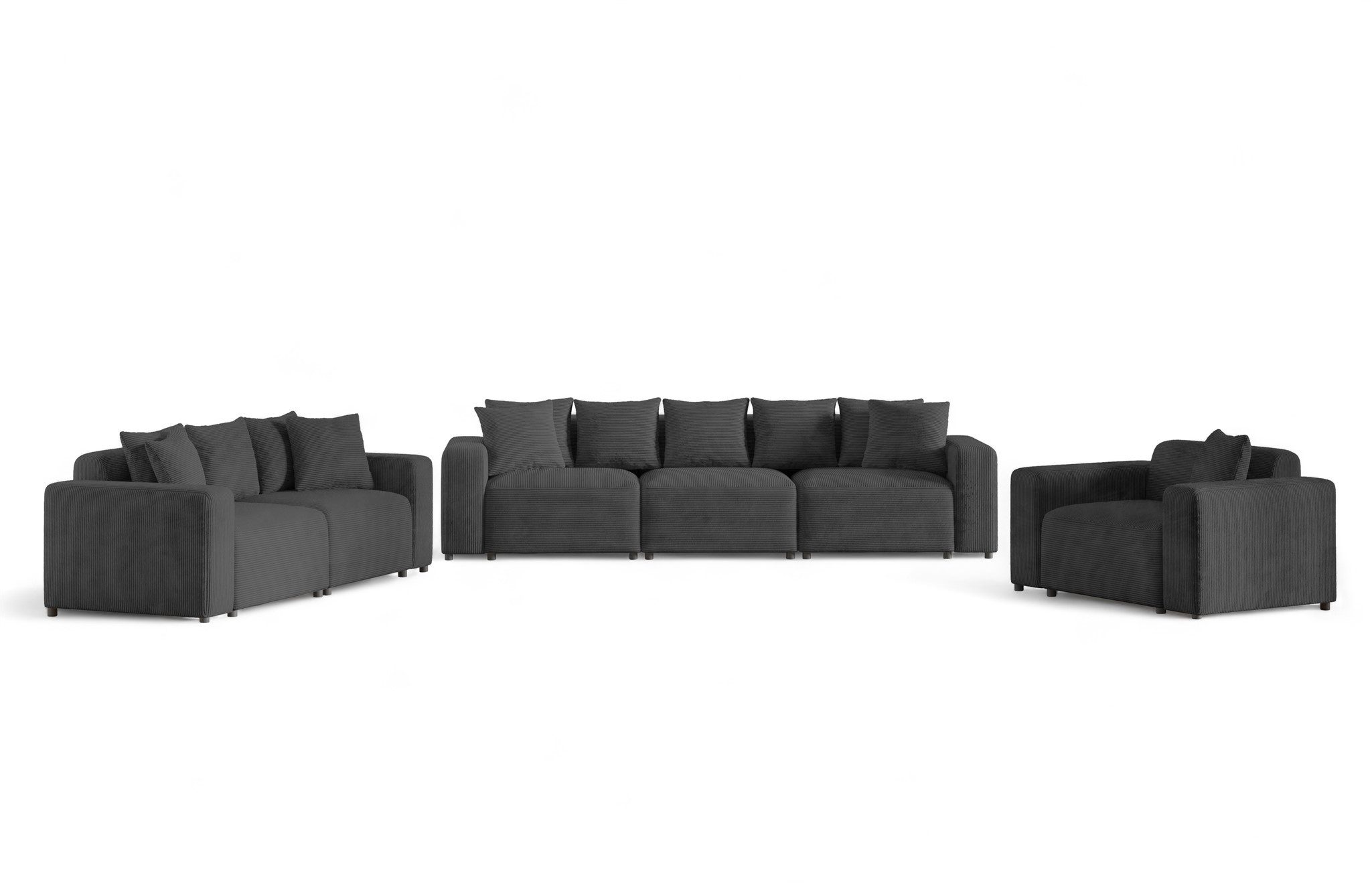 Fun Möbel Polstergarnitur Sofa-Set Designersofa MEGAN günstig online kaufen