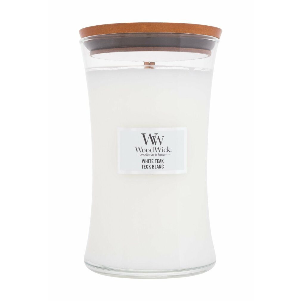 Woodwick Duftkerze White Teak-Duftkerze 609,5 g