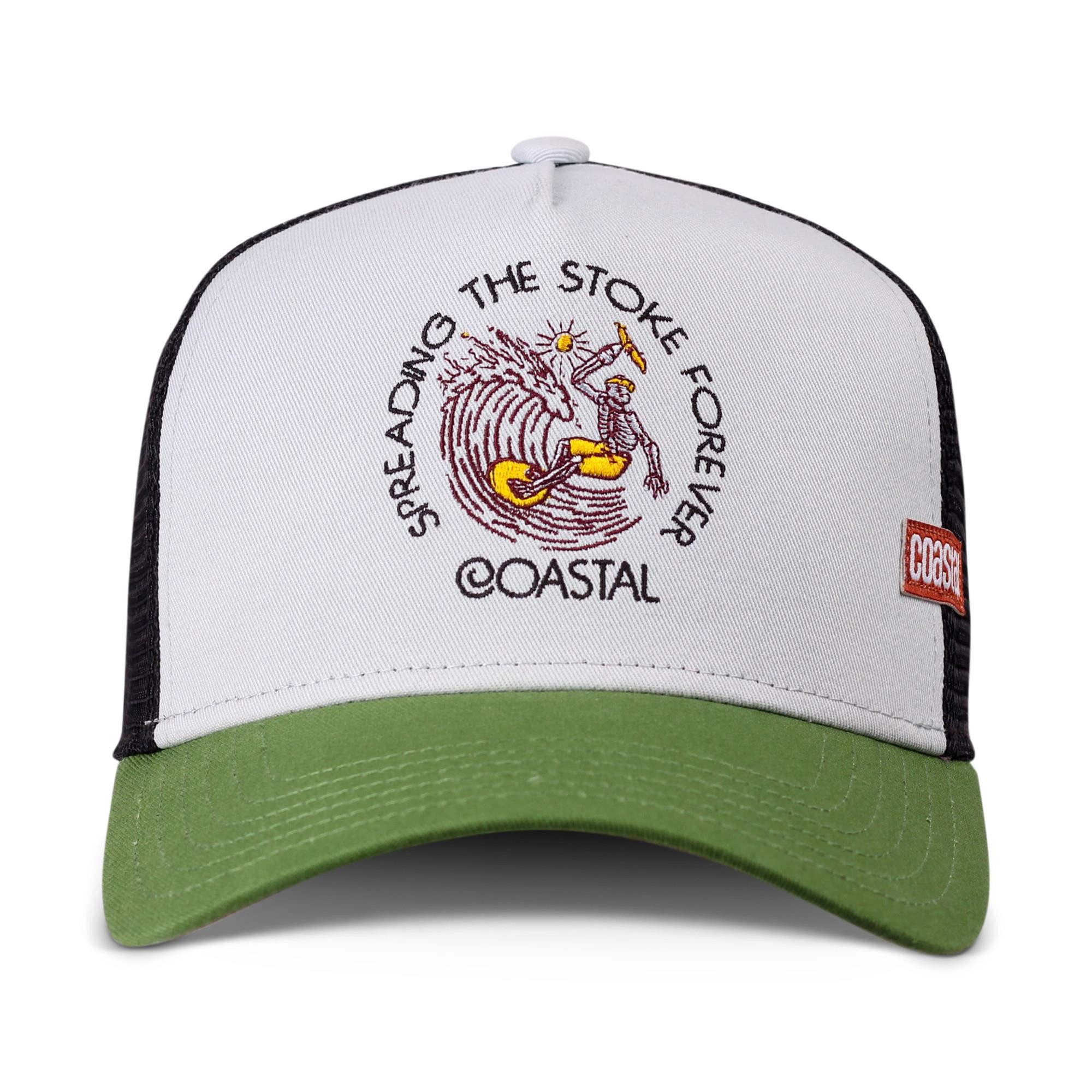 Coastal Trucker Cap Coastal HFT Stoke Forever Trucker Cap Grey/Green (Basec günstig online kaufen