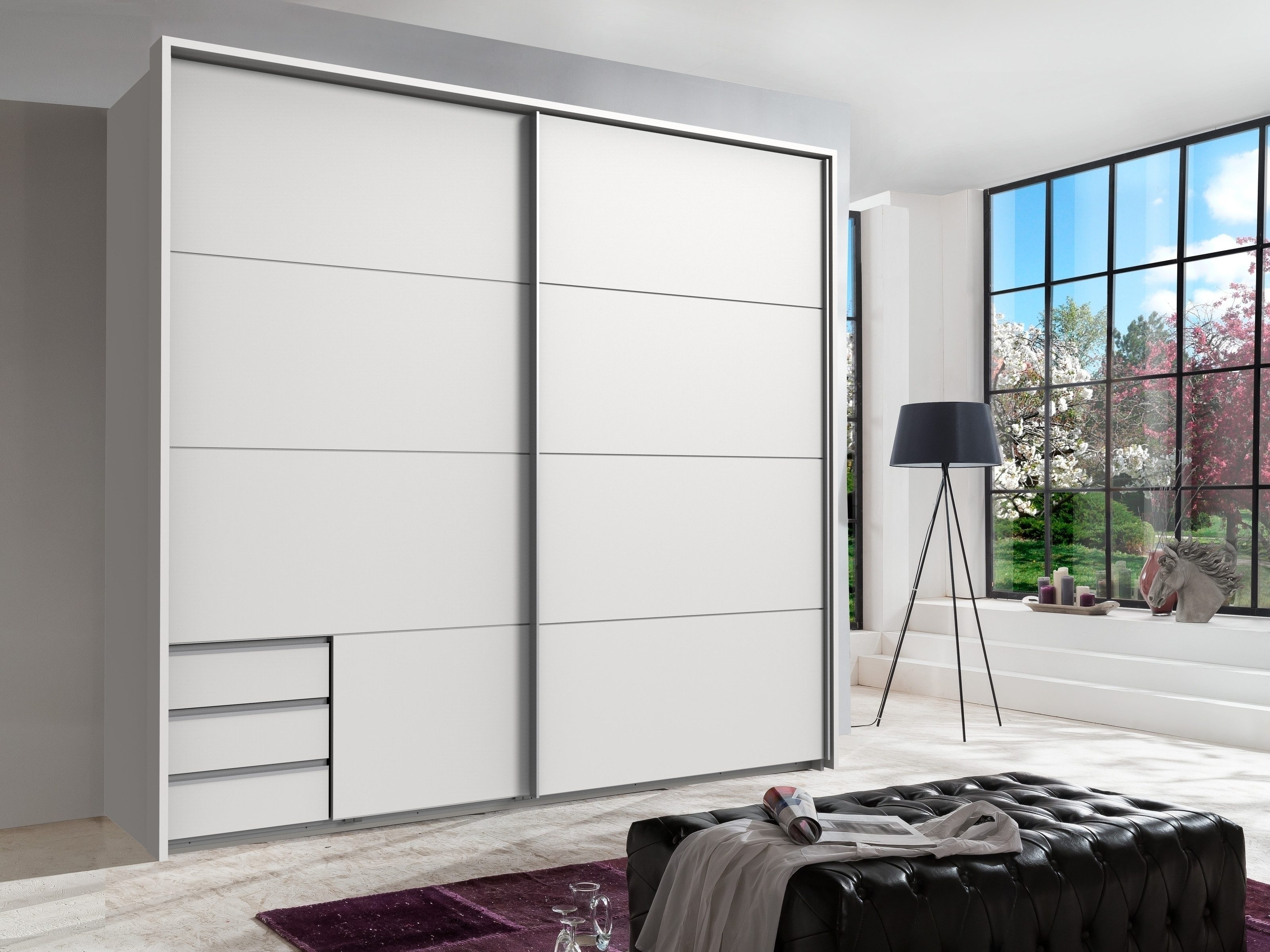 freiraum Schlafzimmer-Set Seattle, in Weiß - 228x213x65cm (BxHxT)