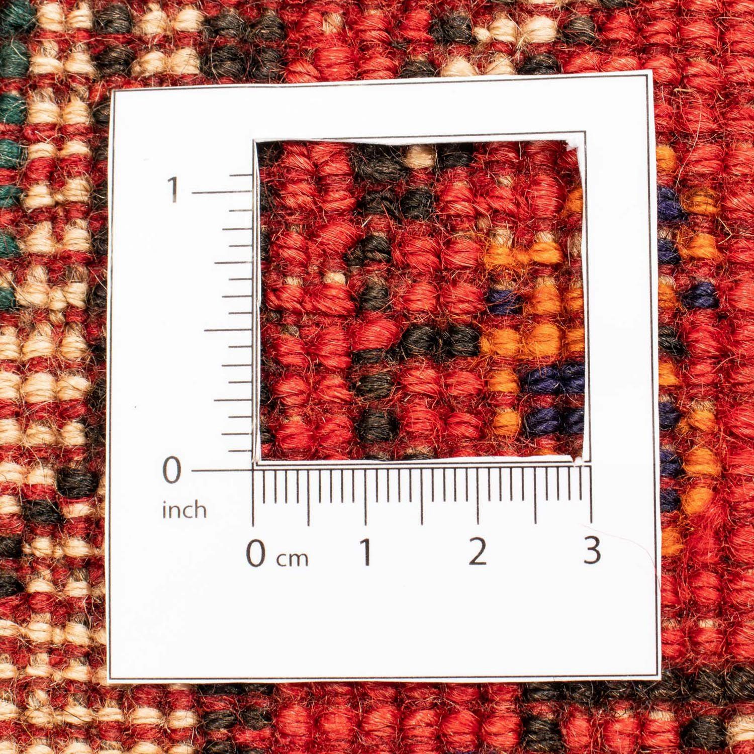 Unikat 195 Zertifikat Rosso cm, Medaillon rechteckig, morgenland, chiaro Shiraz mit Höhe: 290 Wollteppich x mm, 10