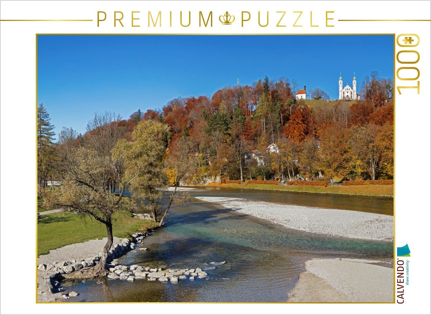 CALVENDO Puzzle CALVENDO Puzzle Kalvarienberg Bad Tölz 1000 Teile Puzzle quer, 1000 T, 1000 Puzzleteile