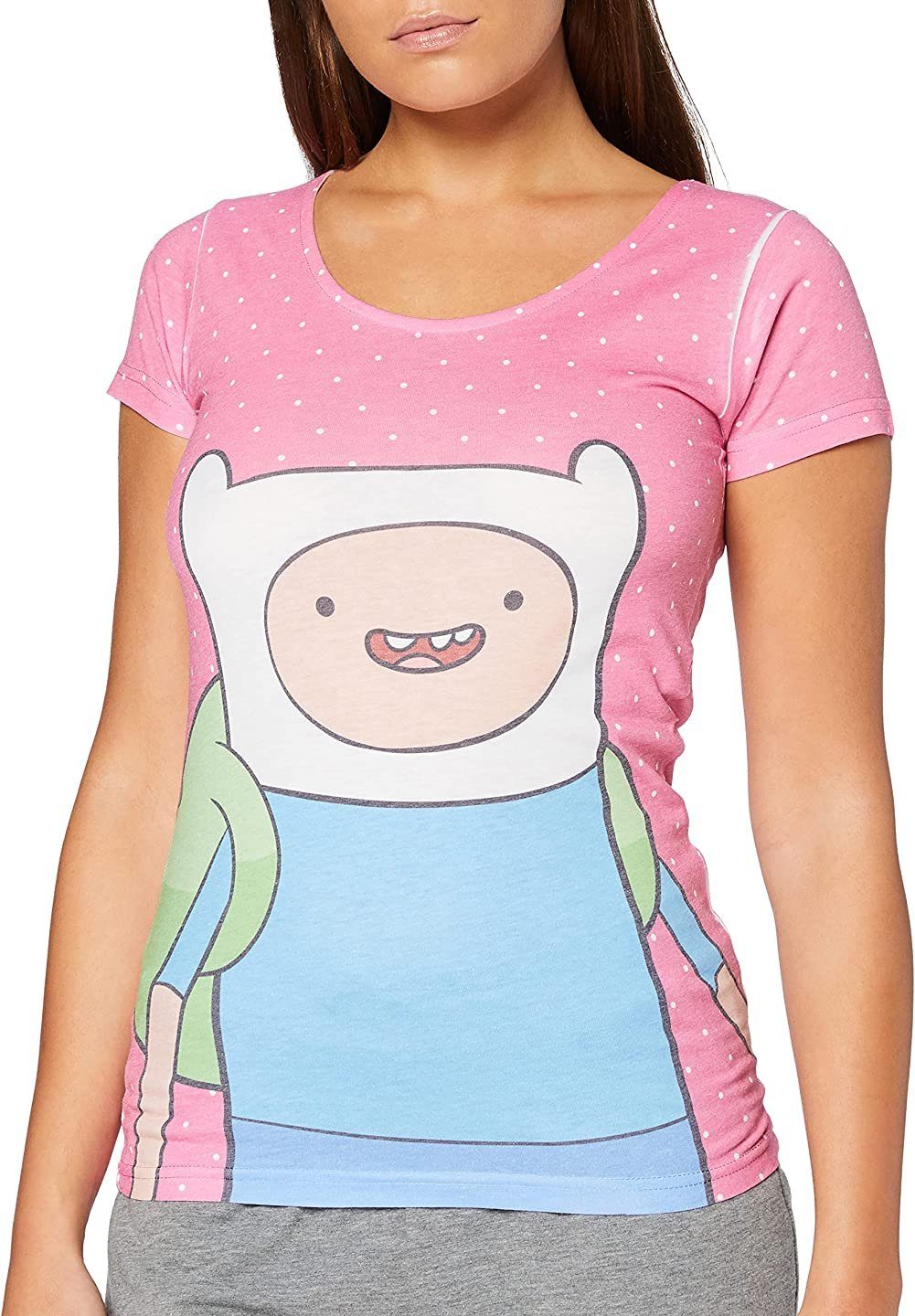 Cartoon Network Print-Shirt ADVENTURE TIMET-Shirt Damen günstig online kaufen
