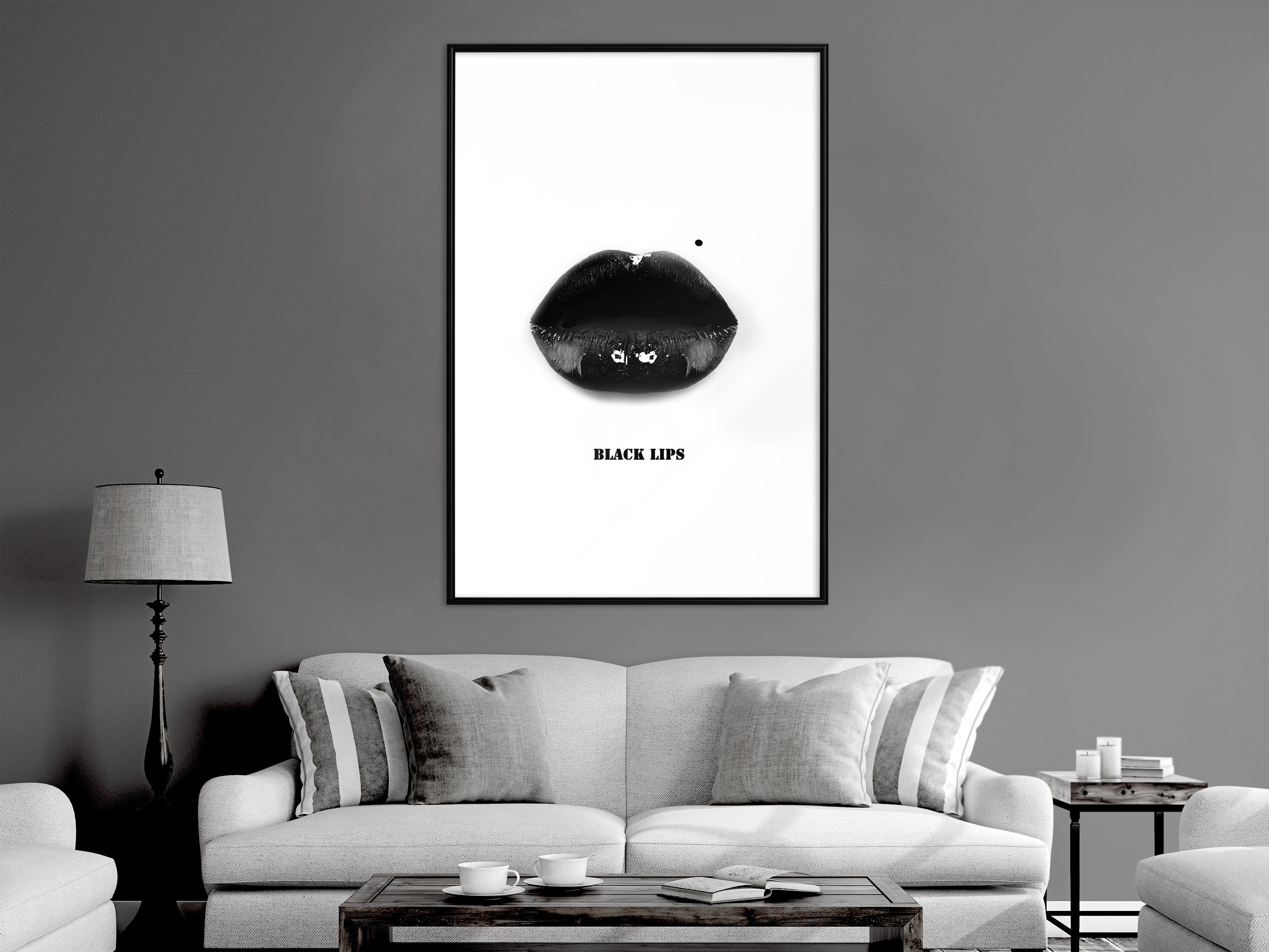 Artgeist Poster Dark Lips []