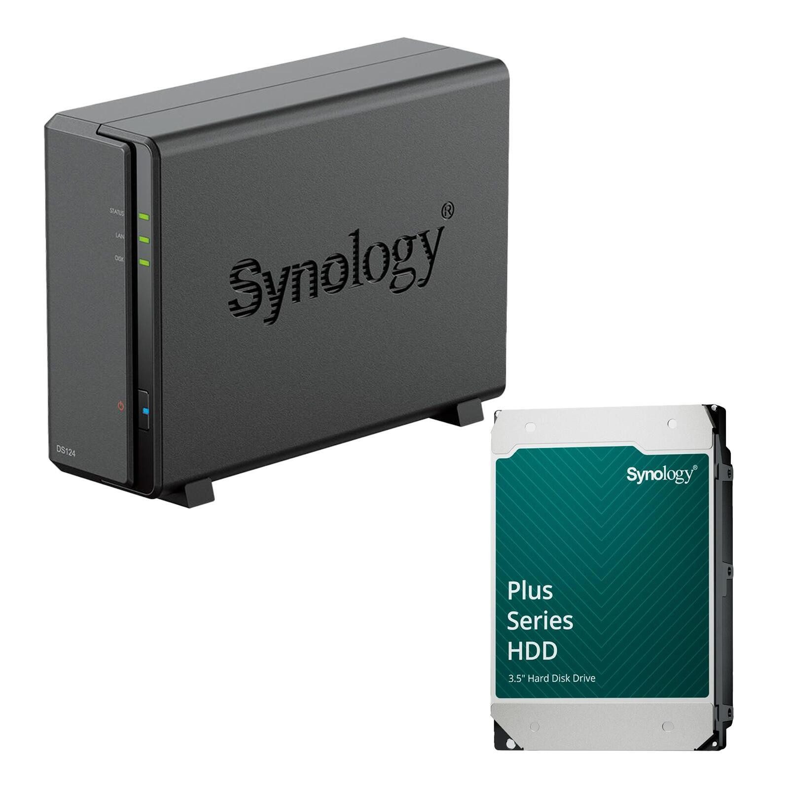 Synology Synology DS124 + Synology HAT3320-8T Festplatte 8 HDD-NAS-Festplatte