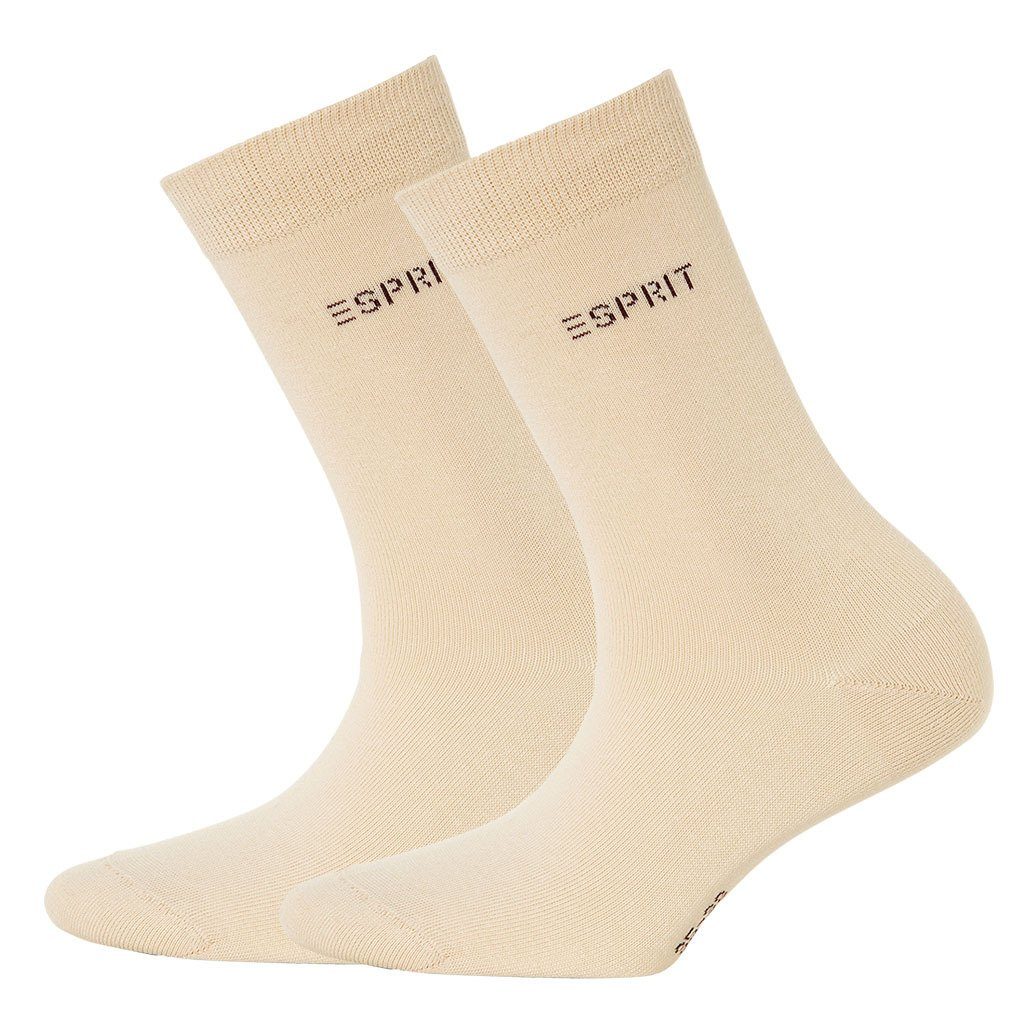 Esprit Kurzsocken Damen Socken 2 Paar - Kurzsocken, einfarbig Rosa