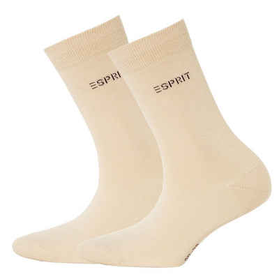 Esprit Kurzsocken Damen Socken 2 Paar - Kurzsocken, einfarbig