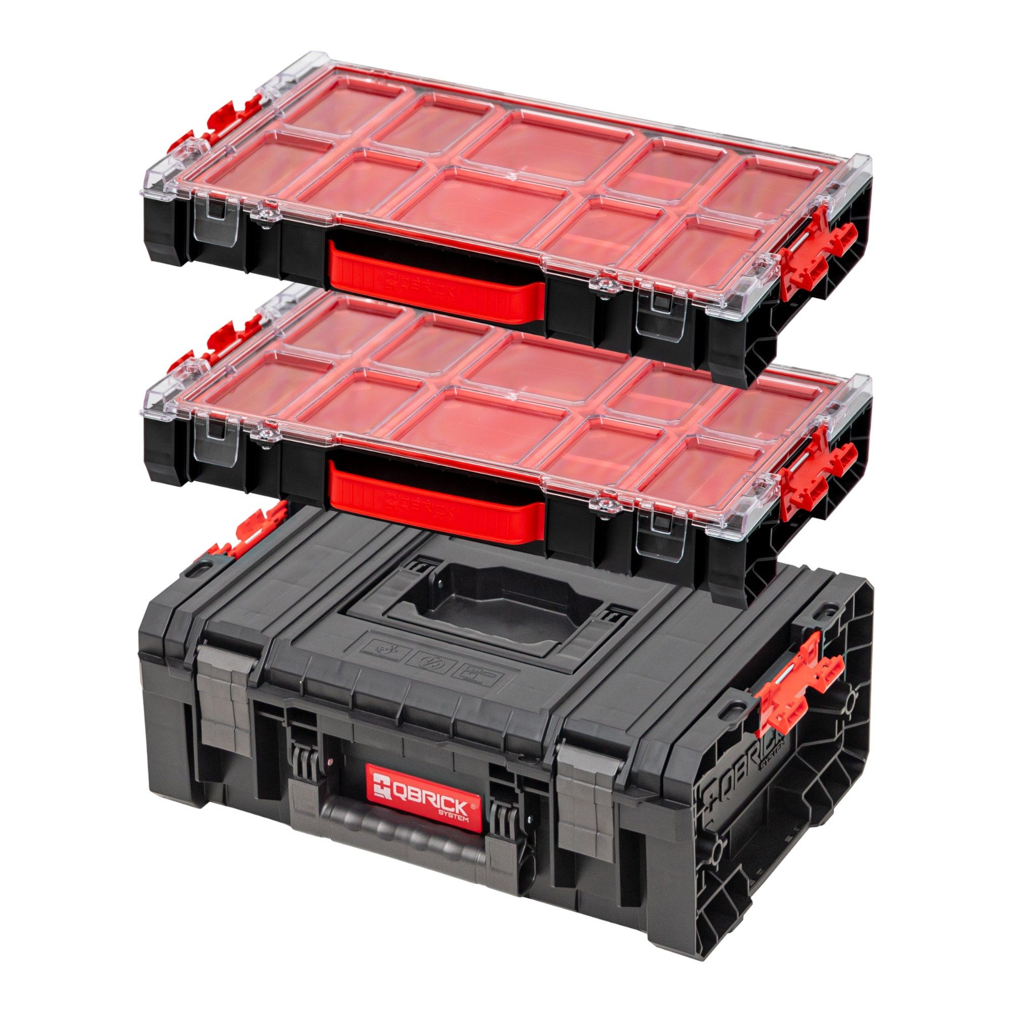 QBRICK System Werkzeugkoffer Werkzeugkasten Set PRO Technician Case 2.0 450 x 332 x 171 mm 12 l IP