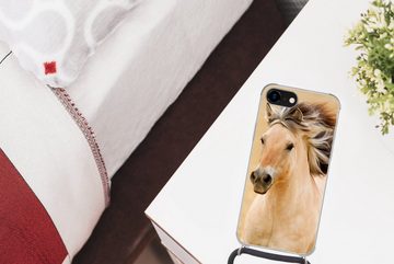 MuchoWow Handyhülle Pferde - Tiere - Mähne - Porträt, Handyhülle Telefonhülle Apple iPhone 8