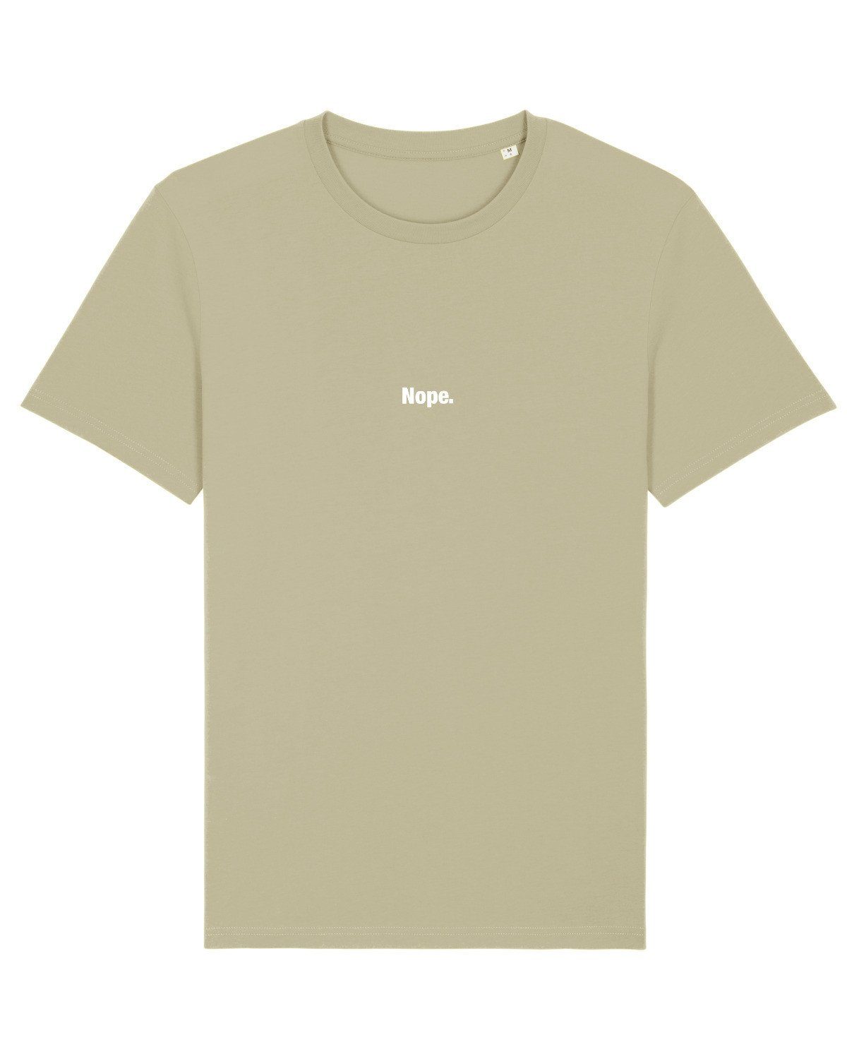 wat? Apparel Print-Shirt Nope (1-tlg) salbeigrün