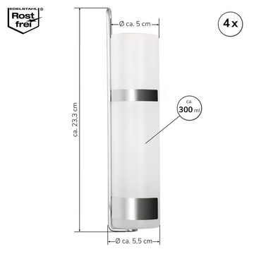 bremermann Luftbefeuchter Luftbefeuchter 4er-Set für die Heizung, Glas