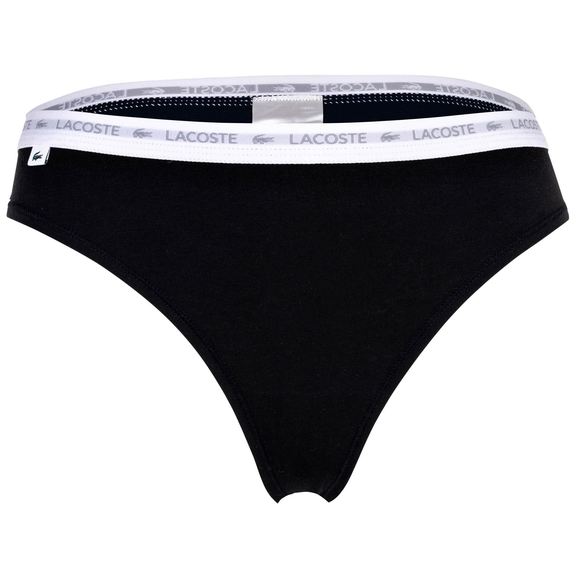 Lacoste String Damen String 3er Pack Baumwolle (Packung, 3er Pack)