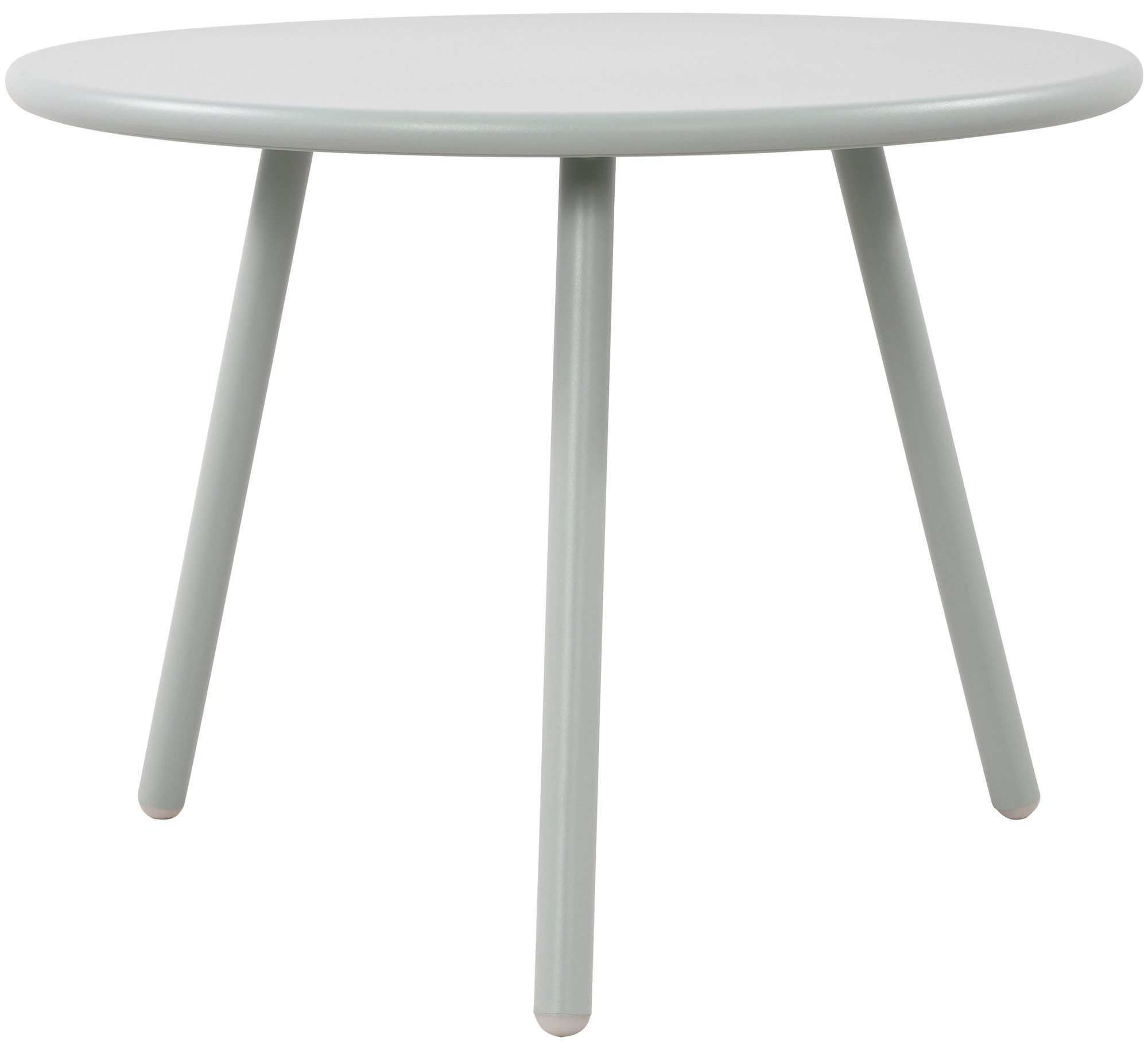 TPFLiving Couchtisch Maveo (Tischplatte: Recyceltes Polypropylen, UV-beständig, wetterfest, Metall mit E-Coating, rost- & korrosionsbeständig, mit Bodenschonern), Maße (TxBxH): 60 x 60 x 45cm - Farbe: türkis