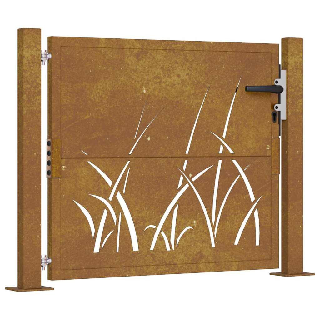 vidaXL Gartentor Gartentor 105x105 cm Cortenstahl günstig online kaufen