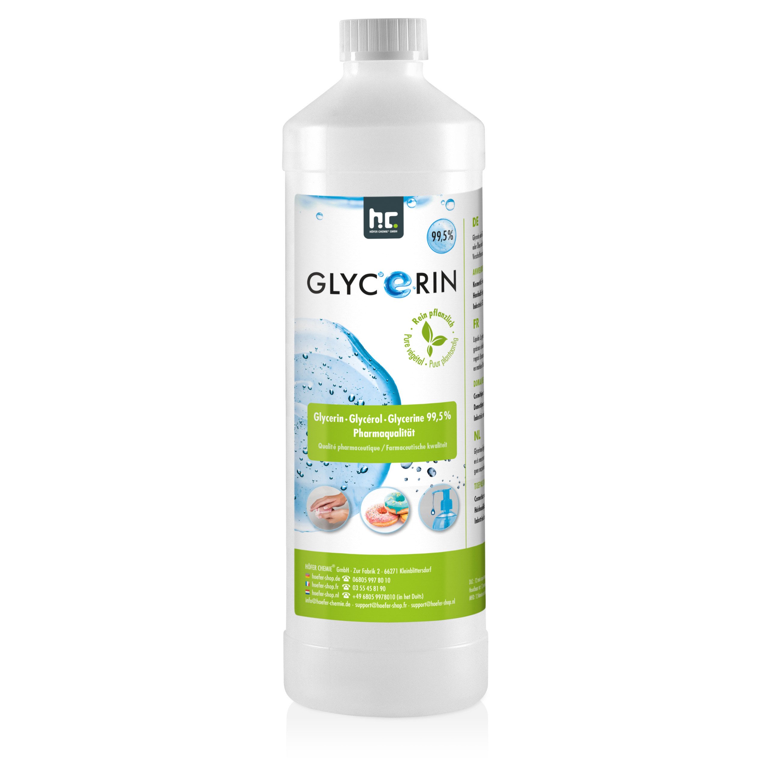 Poolpflege 1 L Glycerin 99,5 % in Pharmaqualität