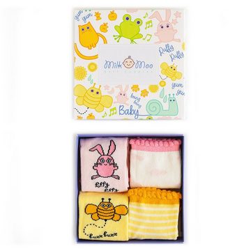 MILK&MOO Socken Milk&Moo Buzzy Bee and Chancin 2 Paar Babysocken, 12-24 Monate (1-Paar)