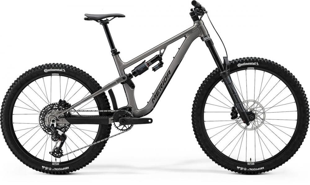 Merida Cityrad Merida ONE-SIXTY 700 S grau - leistungsstarkes Enduro-MTB für anspruch