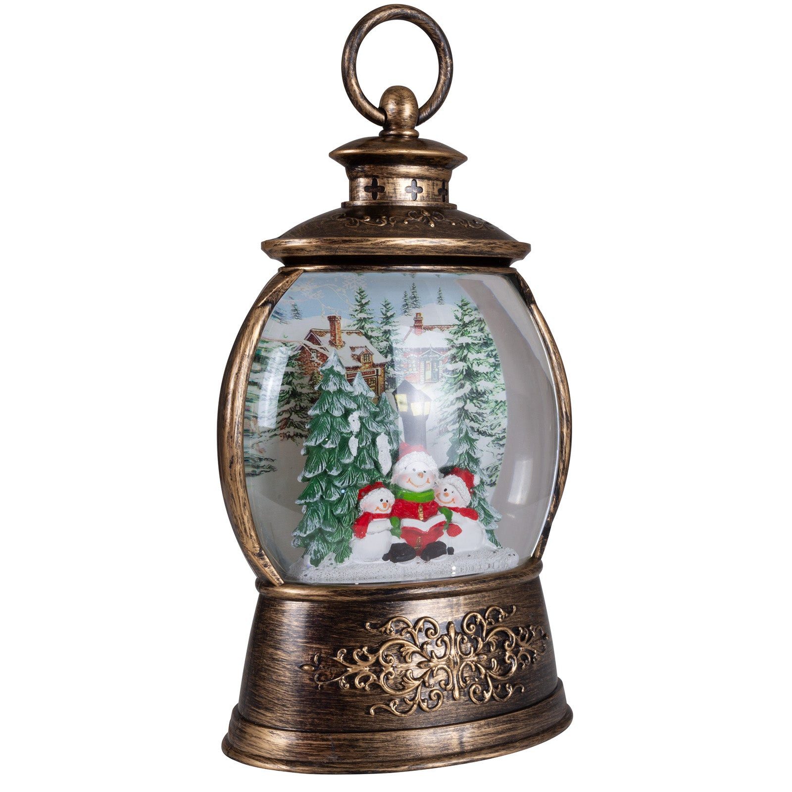 Christmas Paradise LED Laterne Schneelaterne 24cm mit Schneemann, zuschaltb günstig online kaufen