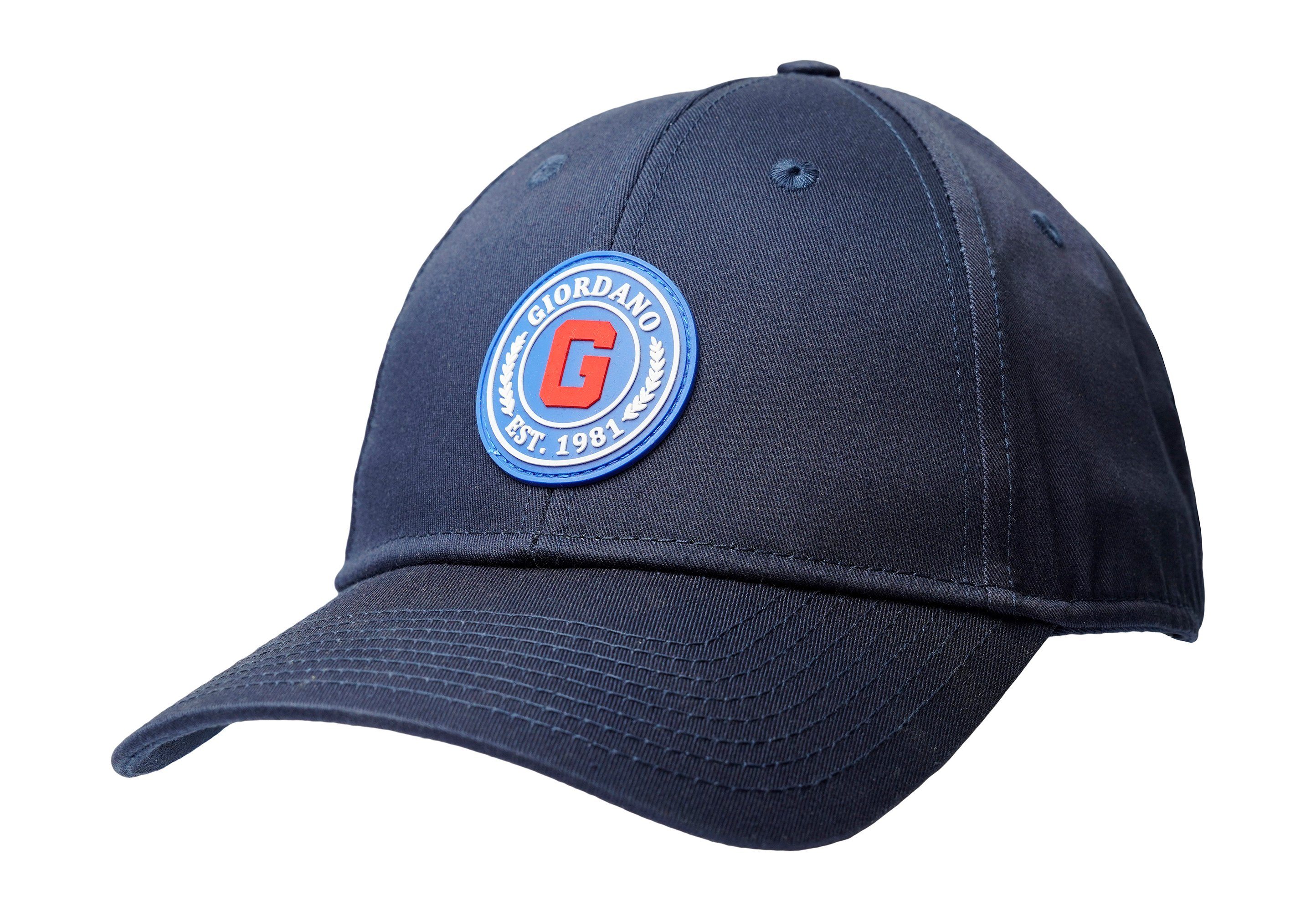 GIORDANO Baseball Cap G logo mit Patch auf der Front dunkelblau